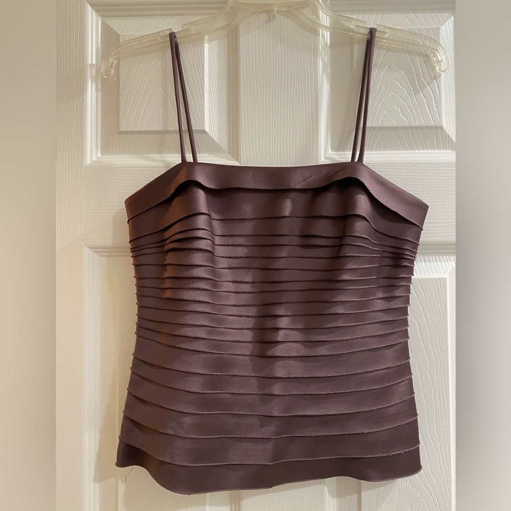 Beautiful Eggplant Tank Top With Slight Shimmer